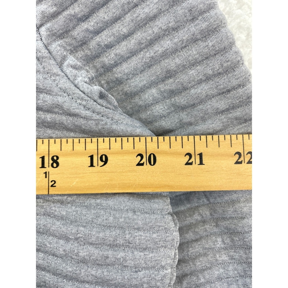 L.L.Bean Fleece Pullover Women's L Gray Hospital Logo Brigham Casual Warm - Picture 2 of 11
